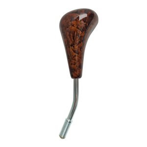 Mercedes S Class W126 Gear Shift Knob - Omac - Wooden-Automatic - '86-'91
